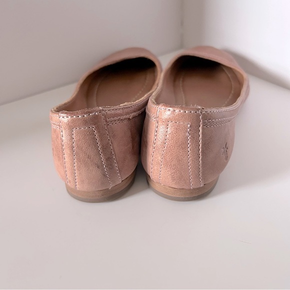 Frye Pink Leather Flats - Picture 5 of 8